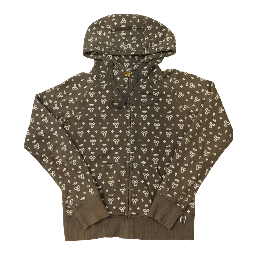 TNA Brown ZIP Up Hoodie Size XS